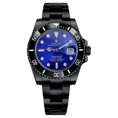 rolex submariner ghiera nero quadrante blu